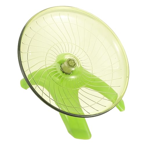 Hohopeti Laufrad für Hamster Angebot an Hamsterkäfigen Sandbad für Hamster Rad für Igel hamsterspielzeug Hamster Spielzeug Spielzeuge Haustier Rad für Chinchilla Igelrad Plastik Light Green von Hohopeti