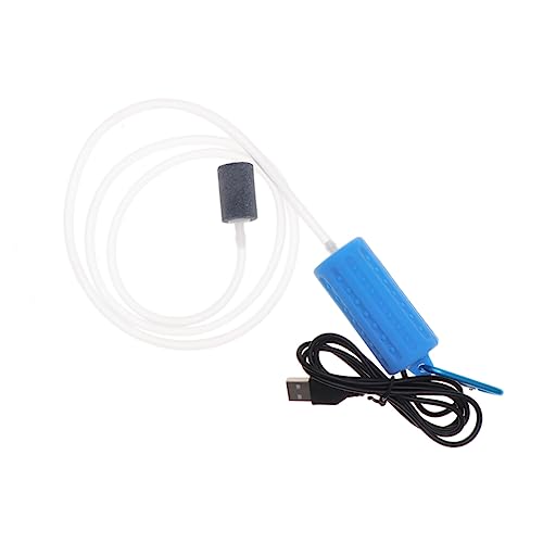 Leise USB-luftpumpe Für Aquarium Belüfterpumpe Mehrstufiger Geräuscharm Öl- -luftpumpe Aquarium-teichpumpe Himmel von Hohopeti