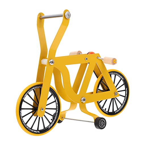 Hohopeti Papageien-Fahrrad-Puzzle, Papageien-Puzzle, Rollschuhe, kleine Vogeltränke, Papageien-Fahrrad, Vogel-Training, Vogel-Wasserspender, Vogel-Trainingszubehör, Vogel-Leine, Kau-Metallwerkzeug von Hohopeti