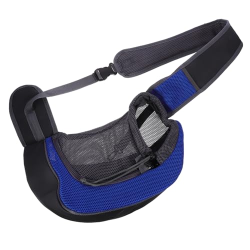 Hohopeti Transportboxen für Haustiere Pups hundewelpen Haustiertransport katzentoliette Haustierträger Hunde Reisen einzelne Umhängetasche reisesicherer Sling-Bag-Träger Schultertasche Blue von Hohopeti