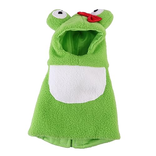 Hohopeti Vogelkleidung Papageienkleidung Vogelaccessoires Haustierbekleidung Vogelwindel Papagei Fluganzug Kleider Haustier-Vogel-Kleidung Vogel-Kleidung Cosplay Polarfleece Green von Hohopeti