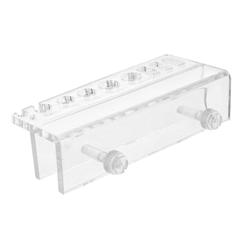 Hohopeti Wasserpflanzenständer Pinzette Lagerregale Werkzeug Aquarium Tankregal Aquarium Reinigungszubehör Aquariumzubehör Aquarium Gemüsehalter Aquarium Organizer Aquariumregal Acryl von Hohopeti