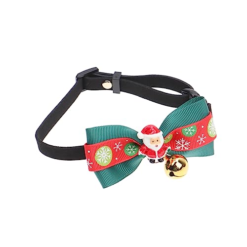 Hohopeti Weihnachtliches Haustierhalsband Mit Schleife Und Glocke Kreatives Verstellbares Für Und Hunde Ideal Für Festliche Anlässe Dekoratives Design Verschiedenen von Hohopeti