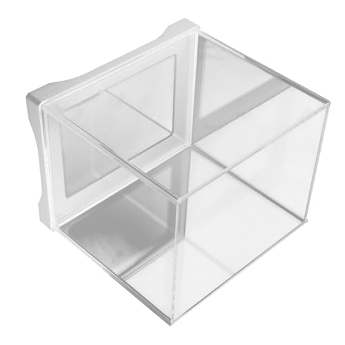 Hohopeti kleines Fischbecken Glasfischschale Desktop-Fischbecken glasbehälter Tischdekoration Desktop-Aquarienbecken Mini-Aquarium Fischglas für den Schreibtisch Goldfischglas aus Glas von Hohopeti