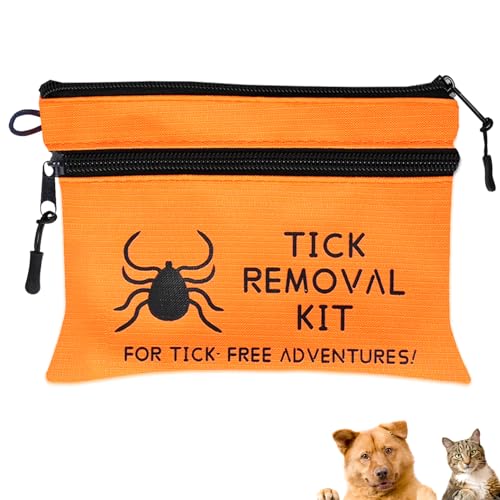 Zeckenentferner Werkzeug Kit, Zeckenschutz für Menschen, Katzen, Hunde und Haustiere, Lyme Prevention Zeckenentfernung Werkzeuge von Holaluk