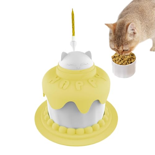 Holdes Futternäpfe für Haustiere, Futternapf für Hunde,Futterwassernäpfe für Katzen - Futternäpfe für Welpen mit lustigem Kuchenform-Design für kleine, mittelgroße und große Hunde und Katzen von Holdes