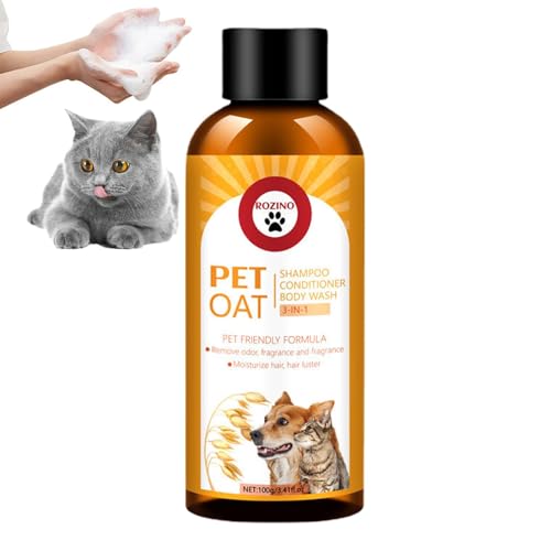 Holdes Haustiershampoo für Hunde,Shampoo für Hunde | Katzen-Körperwaschshampoo | Hundeshampoo und Spülung Hundewaschspülung Haustiershampoos zur Linderung trockener Haut von Holdes