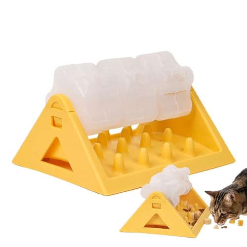 Holdes Hundefutter-Puzzlespielzeug, Puzzle-Futterspender für Hunde | Interaktiver Puzzle-Futterspender für Leckerli-Puzzlespielzeuge - Fun Food Toys Rotierender Blumen-Slow-Futterspender für Welpen von Holdes