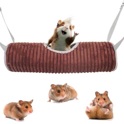 Holdes Käfig-Hängemattenbetten für Frettchen, Kleintier-Hängematte - Hamsterhöhlen-Hängematte - Kleines Haustier-Hängemattenbett mit Haken und Seilen für Frettchen, Hamster, Eichhörnchen, Chinchillas von Holdes