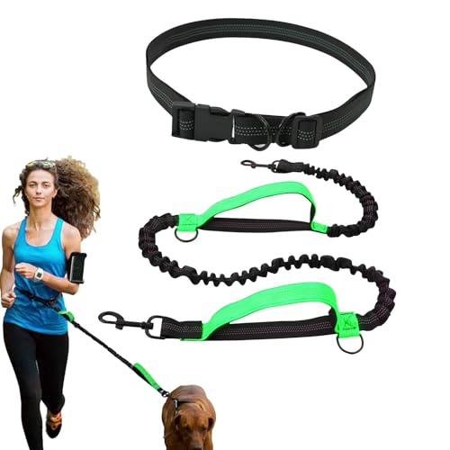 Holdes Laufseil für Hunde, freihändi, Gürtel, Laufseil für Hunde - Outdoor-Walking-Hundeseil,Freihändiges, reflektierendes Hundeseil, einfach verstellbares Hundeseil an der Taille für Spaziergänge von Holdes