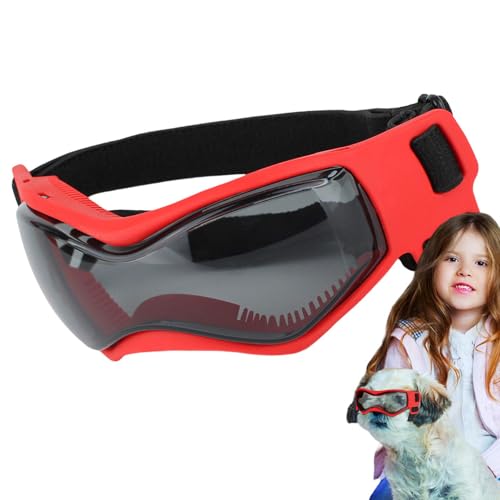 Holdes UV-Schutzbrille für Hunde, kleine Hundebrillen | Antibeschlag-UV-Schutz-Sonnenbrille für Haustiere - Hundesonnenbrille mit breiterer Innenstruktur für alltägliche Aktivitäten, Partys, Reisen, von Holdes