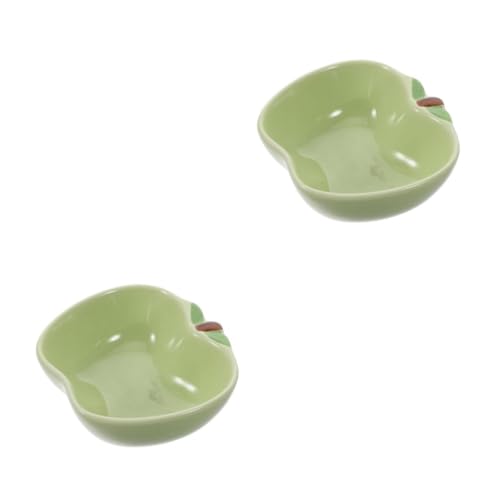 Holibanna 2st Hamsterschale Aus Keramik Wasserschale Aus Keramik Kleiner Futternapf Für Tiere Essen Wasserschale Eichhörnchen Wasserschale Futternapf Für Eichhörnchen Light Green von Holibanna