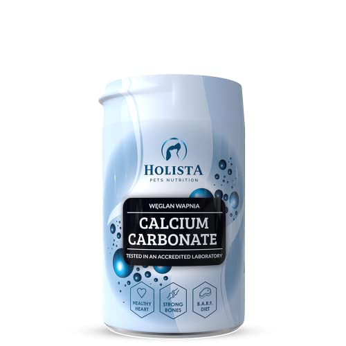 HolistaPets Calcium Carbonate Calcium Calcium für Hund und Katze 250g von Holista