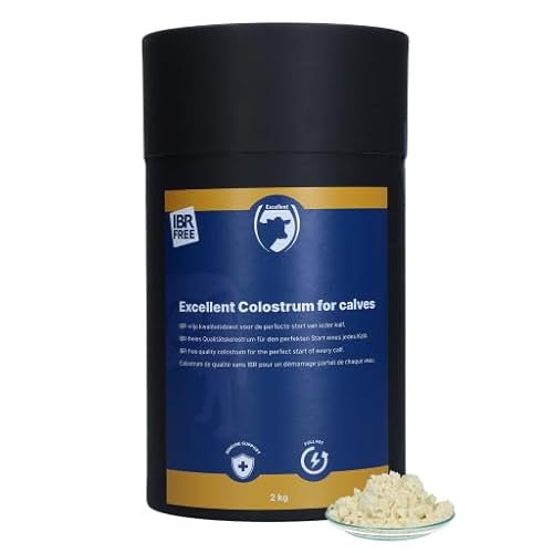 Excellent Colostrum - IBR-frei - 2 kg - Colostrum-Ersatz für Kälber - Widerstandskraft fördernd - Energieschub von Holland Animal Care