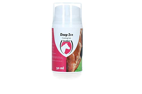 Excellent Deep Ice Gel Easy pump - Kühlendes Gel zur Konditionierung und Kühlung der Muskeln und Sehnen Ihres Pferdes oder von Ihnen selbst nach der Arbeit - Geeignet für Pferde und Menschen - 50ml von Holland Animal Care