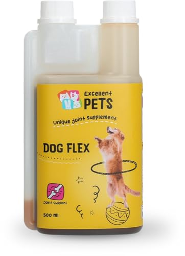 Excellent Dog Flex - Stärkt Sehnen, Bänder und unterstützt den Erhalt des Knorpels - Geeignet für Hunde - 500 ml von Holland Animal Care