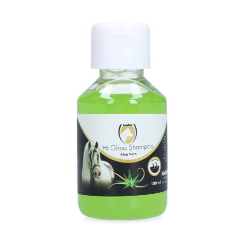 Excellent Hi Gloss Shampoo Aloe Vera - Hilft dem Pferd bei trockener Haut - Geeignet für Pferde – 100 ml von Holland Animal Care