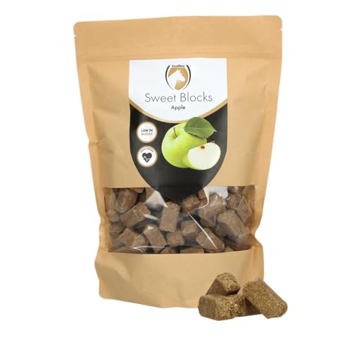 Excellent Horse Sweetblocks - Pferdebonbons - Reich an Vitaminen - Wenig Zucker - Apfelgeschmack - 1 kg von Holland Animal Care