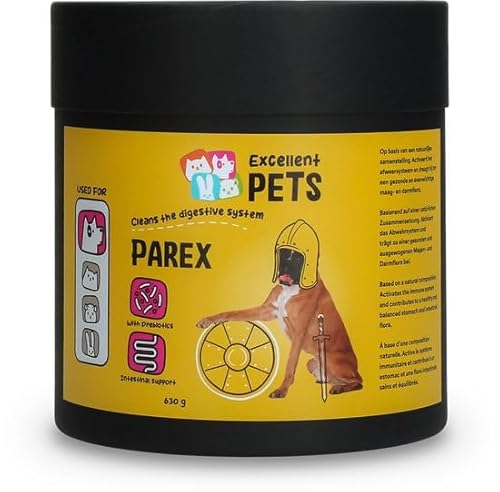 Holland Animal Care Excellent Doggy Parex All Dogs - Erhöht die Widerstandskraft, aktiviert das Immunsystem und trägt zu Einer Guten Verdauung bei - Geeignet für Hunde - 630g von Holland Animal Care