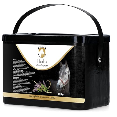 Holland Animal Care Excellent Herbs Mönchspfeffer - Unterstützt einen normalen und regelmäßigen Zyklus - natürlich beruhigend - für Pferd und Pony - 500 g von Holland Animal Care