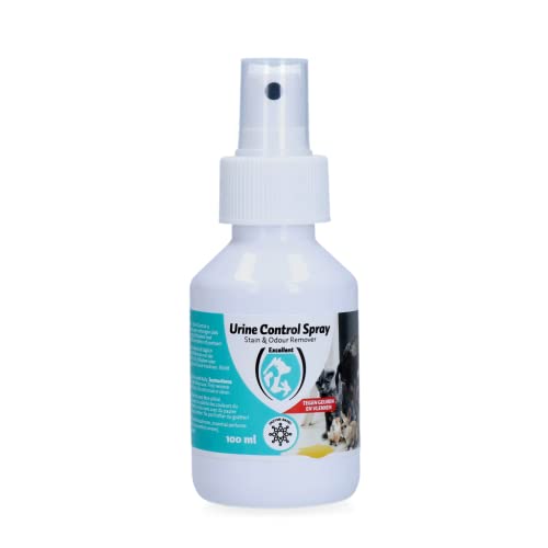 Holland Animal Care Excellent Urine Control Spray 100 ml - Geruchsneutralisierer - Entfernt Urinflecken und -Geruch - Sauberkeitserziehung für Hunde - Für Haustiere von Holland Animal Care