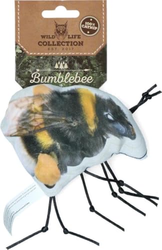 Holland Animal Care Wild Life Cat Bumblebee Toy für Katzen - Katzenspielzeug - Katzenspielzeug von Holland Animal Care