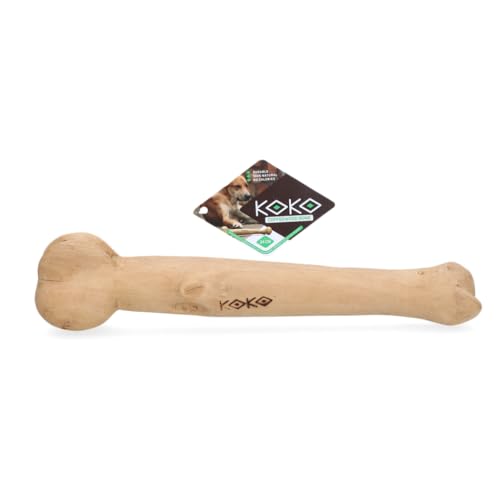 Koko Coffee Bones - 24 cm - Kauknochen Hund - Sicher, splittert Nicht - Hypoallergen - 100% Naturprodukt - Koffein- und kalorienfrei und ohne künstliche Zusatzstoffe - Large von Holland Animal Care