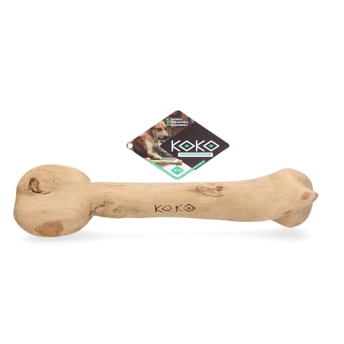 Koko Coffee Bones - Kauknochen Hund - Sicher, splittert Nicht - Hypoallergen - 100% Naturprodukt - Koffein- und kalorienfrei und ohne künstliche Zusatzstoffe - Medium - 20 cm von Holland Animal Care