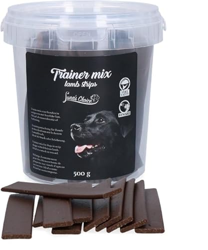 Luna's Choice Trainermix Lammstreifen - Hundesnack - Hundesnacks für das Training - Halbfeucht - Lamm - 500 Gramm von Holland Animal Care