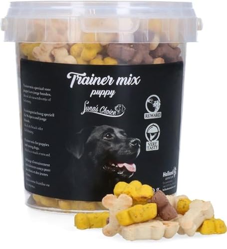 Luna's Choice Trainermix Puppy - Hundesnacks für das Training - Knusprige Hundeleckerlis - Ohne Zuckerzusatz - 400 Gramm von Holland Animal Care