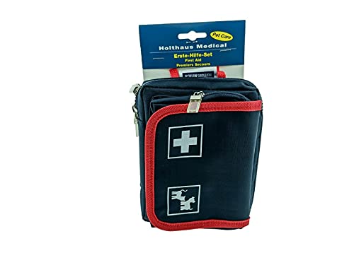 Holthaus Pet Care - Erste-Hilfe-Set f??r Tiere auch Hunde und Katzen - Verbandtasche 28 F??llteile von Holthaus Medical