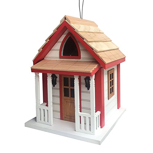 Home Bazaar HB-7605S Country Charm Cottage Vogelhaus, Mehrfarbig von Home Bazaar