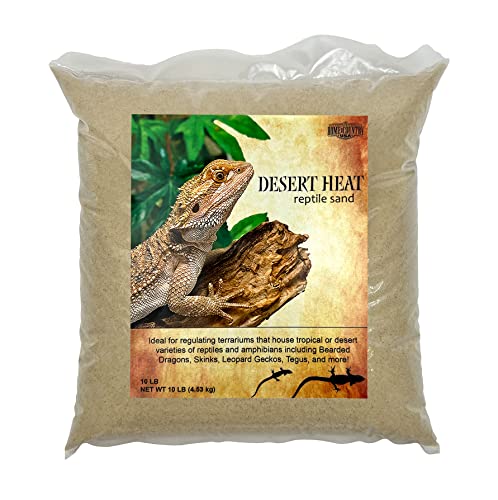 Desert Heat Reptiliensand, ideal für Hamstersand und Reptiliensand. Für mehrere Arten einschließlich Bartdrachen geeignet. (4,5 kg Sand) von Home and Country USA