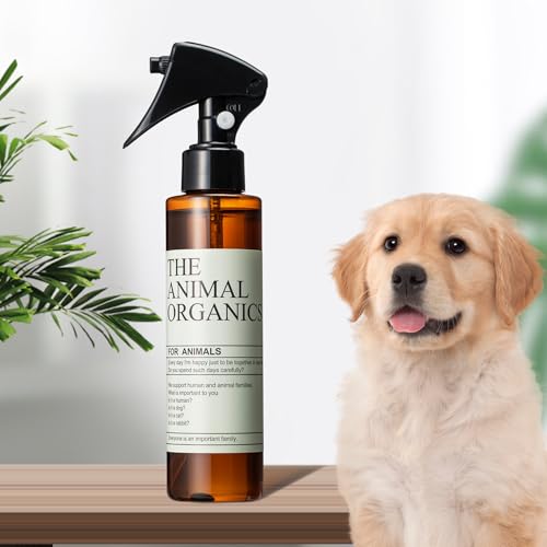 Fellpflege Spray 150 ml Hund Katze Fellharmonie Pflegespray Fellspray Verfilzung und Knoten Entfernen Tee-Polyphenolen Jojobaöl Kamillenextrakt Hundebedarf Katzenpflege von HomeMiYN