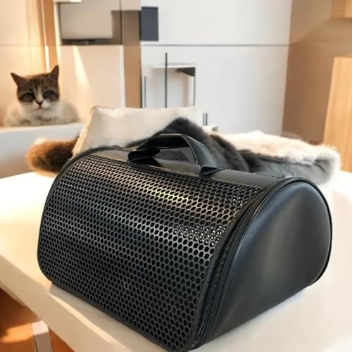 Katzen Transporttasche, Tragetasche für Dein vierbeiner, Ideal für Deine Reise Travel Bag, leicht zusammen zu klappen und aufzubauen, mit Lüftungslöcher von HomeOfTürkiye