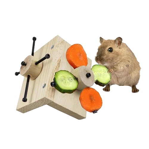 Mäuse-Ratten-Anreicherungsspielzeug, Rattenfutterspielzeug, Rattenspielzeug für Haustier-Ratten im Käfig, Meerschweinchen-Leckerli-Futterspender, Futterspender für Nagetiere, Maus, Syrischer Hamster, von Homedy Crafts