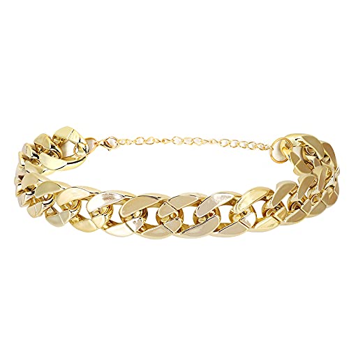 Homeriy Gold Link Chain Halskette für kleine Hunde- Leichte geflochtene Metall- Optik- Niedlicher Haustierschmuck für Teddy, Französische Bulldogge, Chihuahua, Yorkie, Mini Rassen von Homeriy