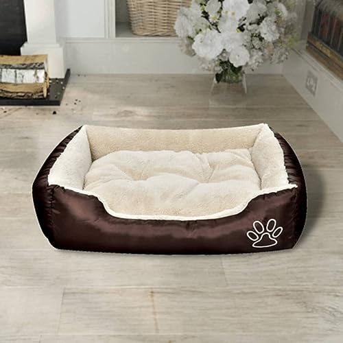 Homgoday Bett Bettrahmen, Bettrahmen, Rahmen für Wohnzimmer, Schlafzimmer, Warmes Hundebett mit gepolstertem Kissen, M Model170204 von Homgoday