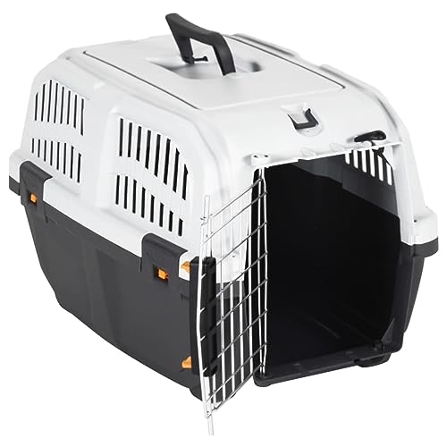 Homgoday Dekoration für Möbel, Transportbox Tiere Tür Metall 48 x 31,5 x 31 cm Polypropylen Möbel für den Innen- und Außenbereich für Wohnzimmer Büro von Homgoday