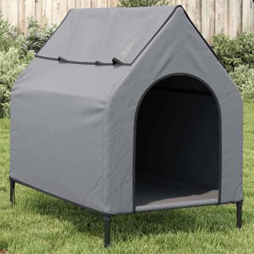 Homgoday Hundebett, Hundebett, Hundebett, Hundebett, Hundebett, Hundekissen, hellgrau, aus Oxford-Stoff und Stahl, Modell 172591 von Homgoday