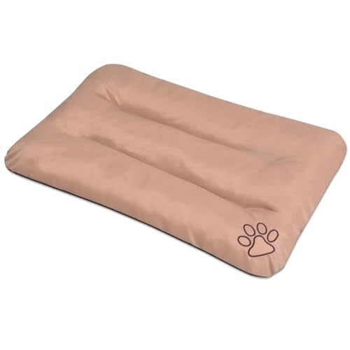 Homgoday Hundebett, Hundekissen,Hundebetten, Hundematte Haustierbett Hundematratze Hundeschlafplatz Hundebett für Haustiere Größe XL Beige von Homgoday