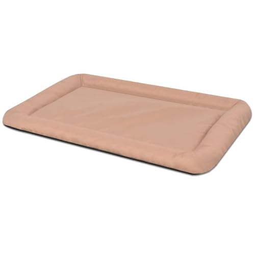 Homgoday Hundebett, Hundekissen,Hundebetten, Hundematte Hundematratze Haustierbett Hundeschlafplatz Hundebett für Haustiere Größe XL Beige von Homgoday