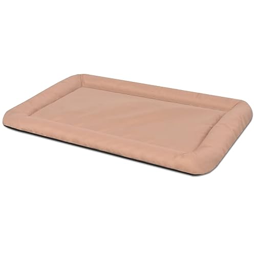 Homgoday Hundebett, Hundekissen,Hundebetten, Hundematte Hundematratze Haustierbett Hundeschlafplatz Hundebett für Haustiere Größe XXL Beige von Homgoday