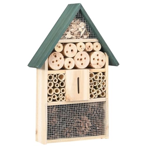 Homgoday Mobili Insektenhotel 31 x 10 x 48 cm aus Tannenholz, Innenmöbel für Wohnzimmer, Büro, Schlafzimmer von Homgoday