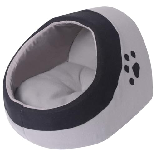 Homgoday Möbel Katzenbett Grau und Schwarz L, Hundebett, Hundesofa, Hundebett, Hundebett, Innen-Hundebett, Hundekissen von Homgoday