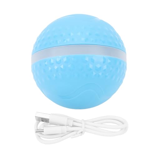 Hominas Kicherball für Hunde, Interaktiver Hundeball über USB Wiederaufladbar Interaktives Hundespielzeug mit LED Lichtern von Hominas