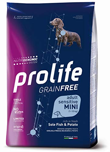 Prolife - Grain Free Adult Sensitive Sun Fish & Kartoffel - Mini 7 kg. Frische Sonnensegel und Kartoffeln von Prolife