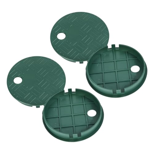 Homoyoyo 4er Set Runde Ventilbox-Abdeckungen - 15 2 cm Durchmesser Robust Und Wetterfest Ideal Für Sprinklersysteme Und Gartenbewässerung in Elegantem Schwarz von Homoyoyo