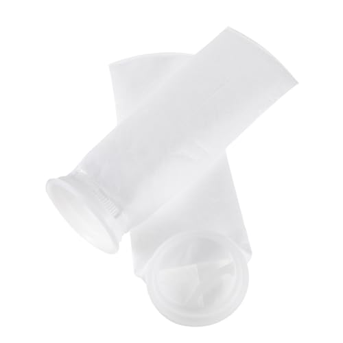 Homoyoyo Filtersocken Für Meerwasser-Aquarien - 2 Stück Hochwertiger Filterbeutel Aus PP Ideal Für Aquarienfilter Und Kohlenstofffilter Effektive Wasserreinigung von Homoyoyo