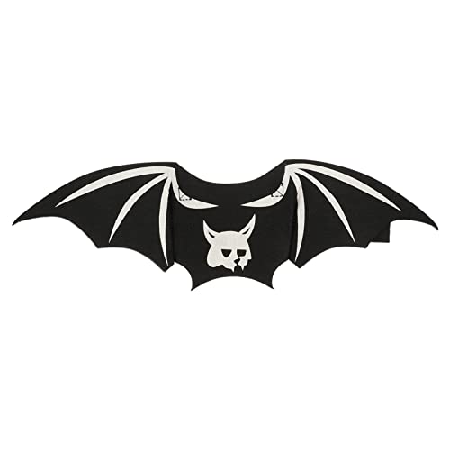 Homoyoyo Fledermaus-Haustier-Outfit Halloween-Haustier Katzenfledermaus-Kleidung Halloween-hundefledermausflügel Halloween Kostüm Fledermausflügel Cosplay Verwandlungs-Outfit Filzstoff von Homoyoyo